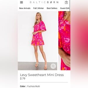 BALTIC BORN sweetheart dress